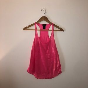 RARE wet seal metallic tank top